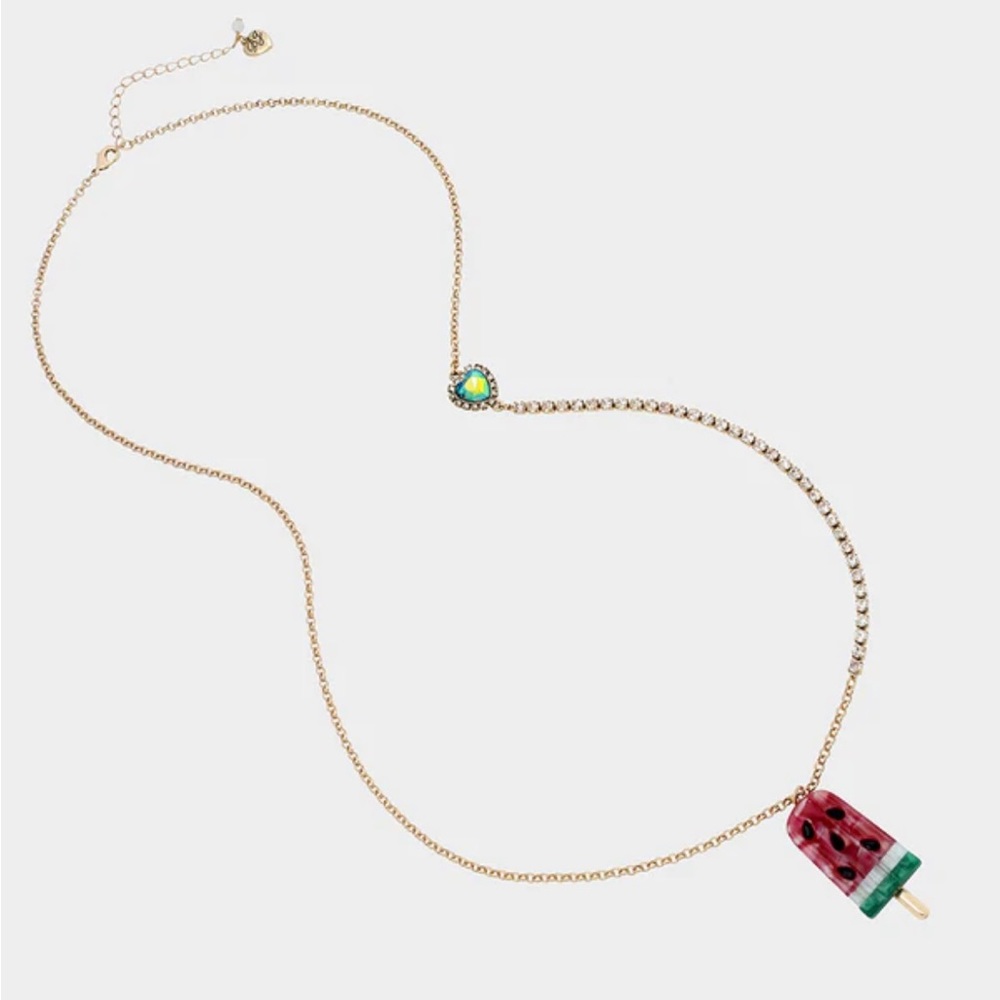 Betsey Johnson Watermelon Necklace